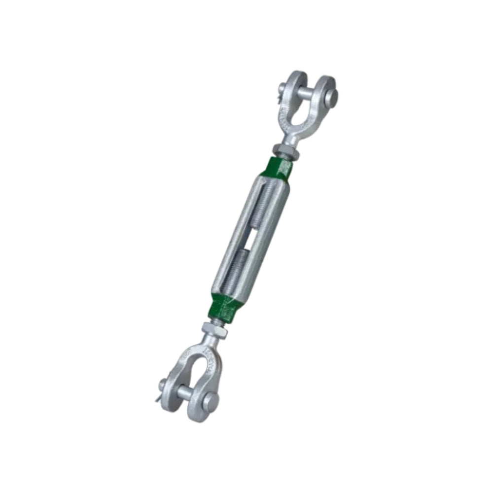 Vantskrue med åben krop og gaffelender, ingen synlig låsemekanisme.