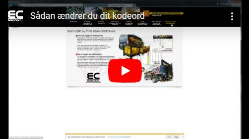 Sadan aendre du dit kodeord