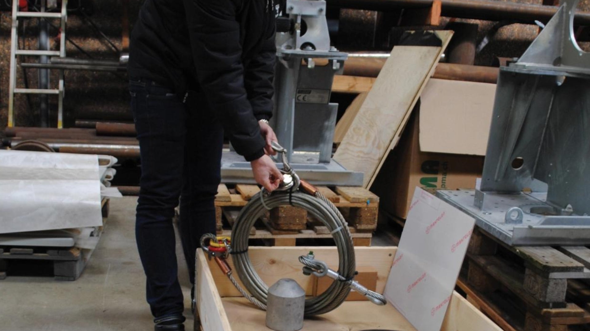 Seasight Davits kraner løftegrej fyns kran udstyr case