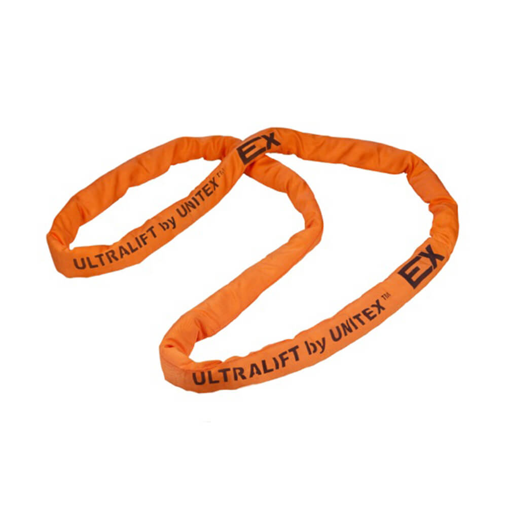 ULEX Ultralift HMPE Rundsling med EX / Cordura dug Fyns Kran Udstyr