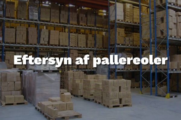 Eftersyn af pallereoler Fyns Kran Udstyr