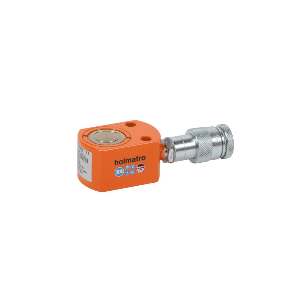 Orange Holmatro donkraft med kompakt design og hydrauliske forbindelser.