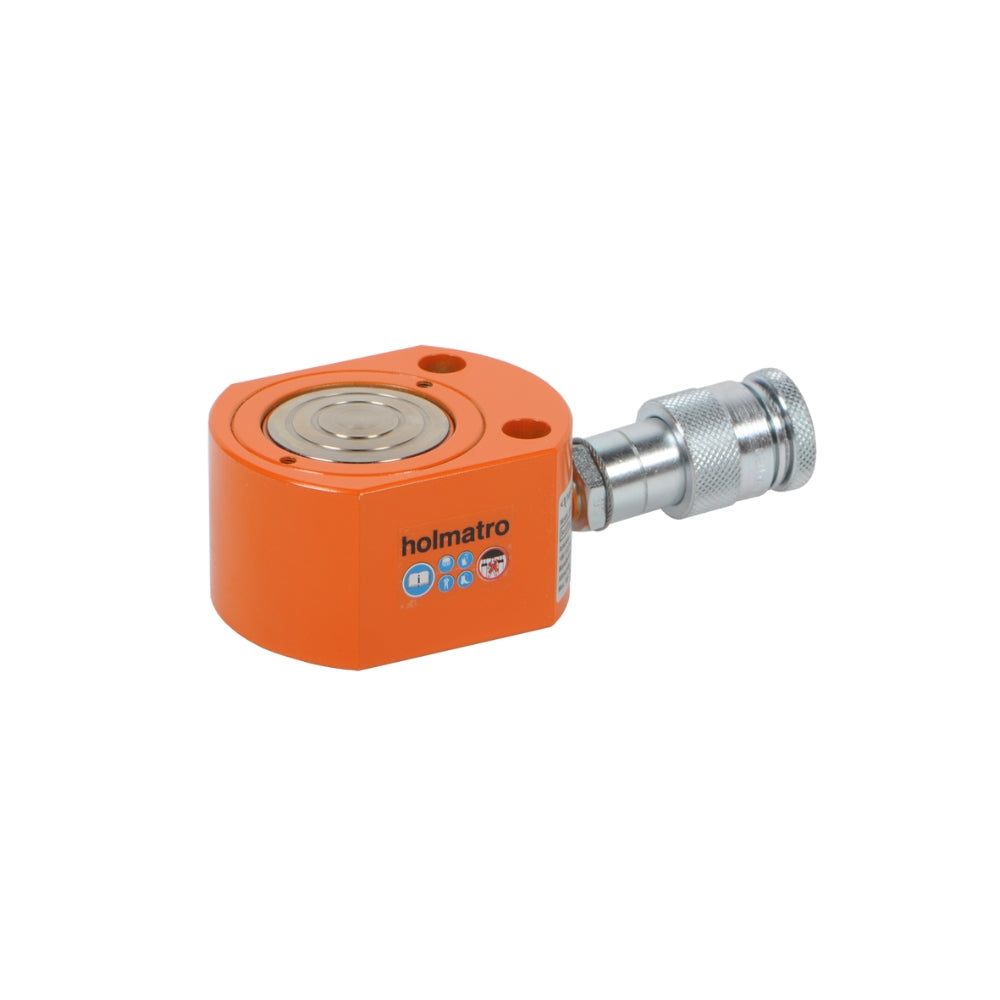 Lys orange Holmatro Donkraft 30T med metalforbindelse, kompakt design.