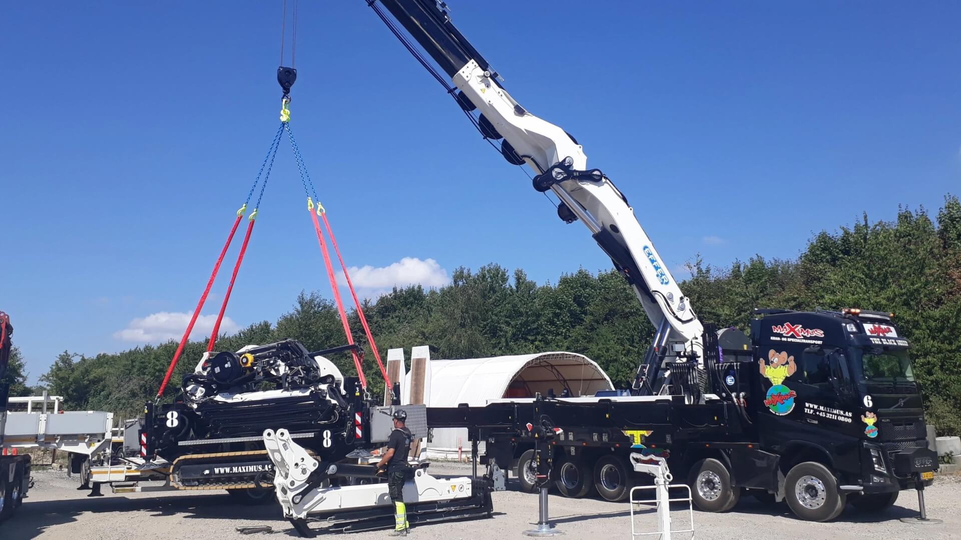 Maximus kran og special transport case