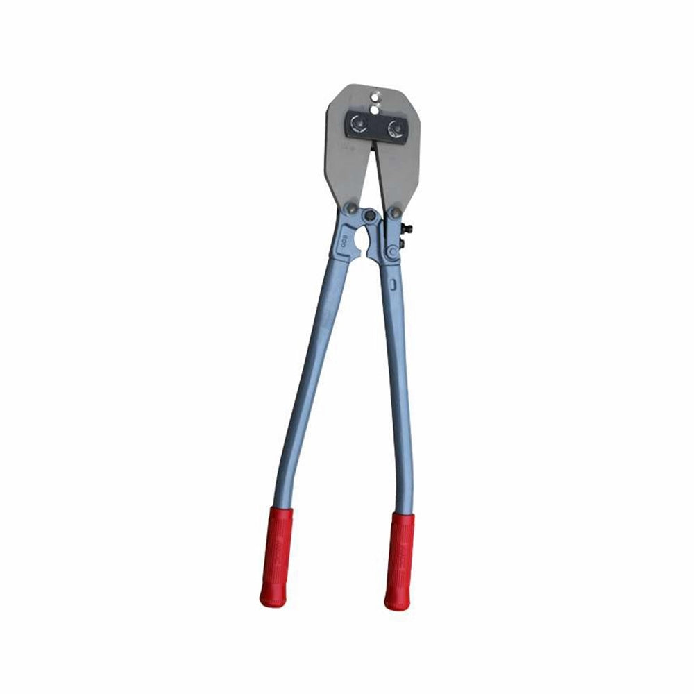 Talurit Sejlertang STGS med lange blå håndtag og røde greb, kæber mærket "AD 454".