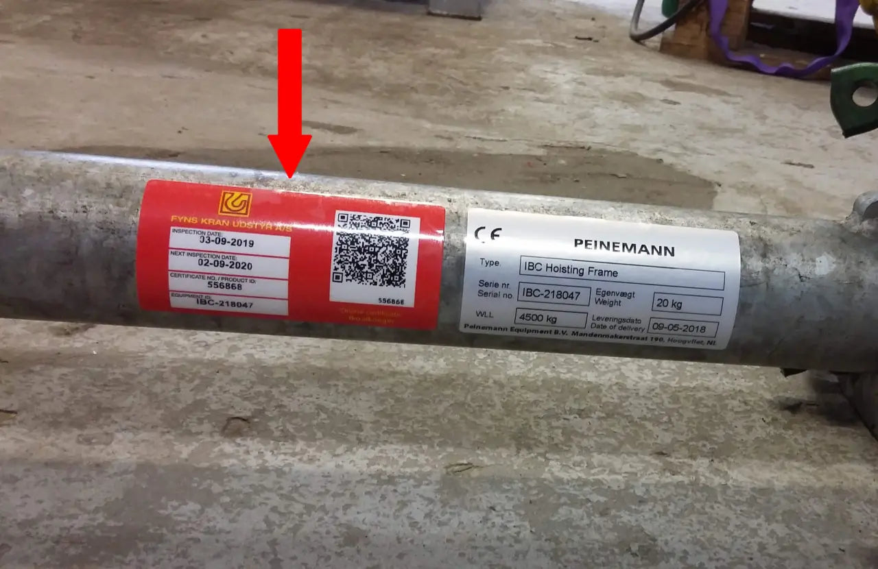 farvekode løfteudstyr