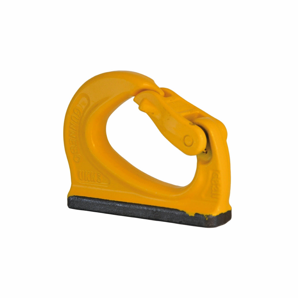 Gul krog til tungt maskineri med teksten "Gunnebo" og "UKN" på siden.