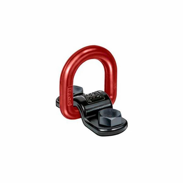 Rød ring på sort base med to bolte. Teksten "JDT" er synlig på produktet.