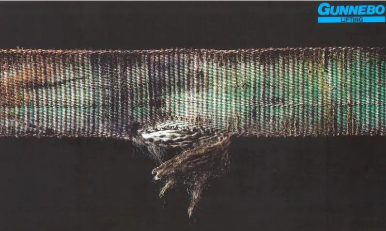 kassation rundsling løftebånd eksempel 2