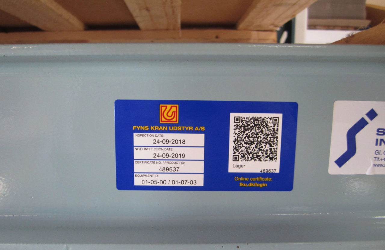 label eftersyn af pallereol