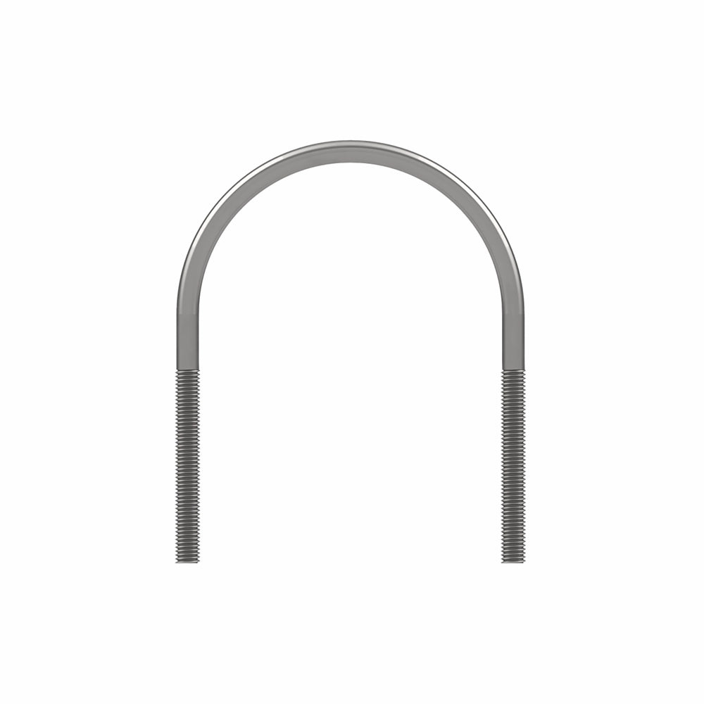 U-bøjle med gevind på begge arme til fastgørelse af rør, model 1881 SF, M10, 225mm.