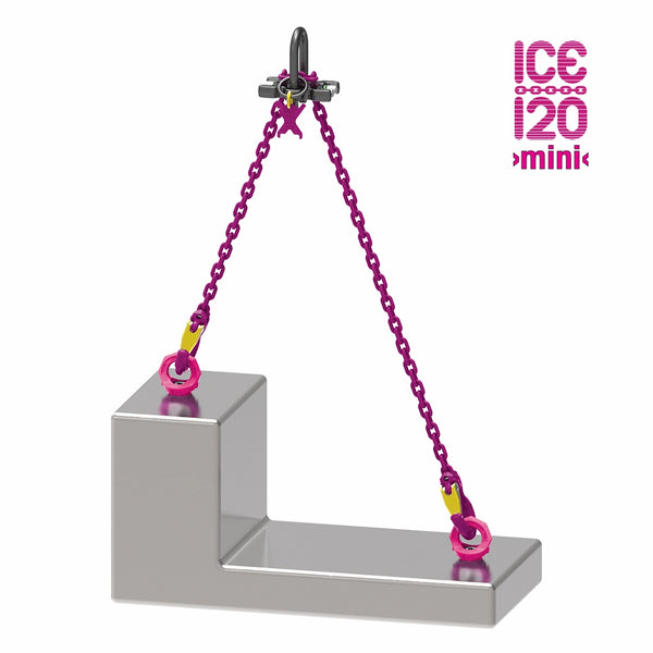 RUD Kædesæt 2-streng  ICE-Mini - 4mm/1m