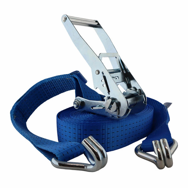 WDL Ratchet Lashing Strap with hooks 5T- 50mm/0.5+9.5m LC2500daN