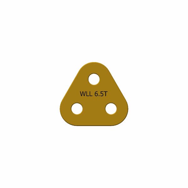 Udligningstrekant 6.50T - Malet